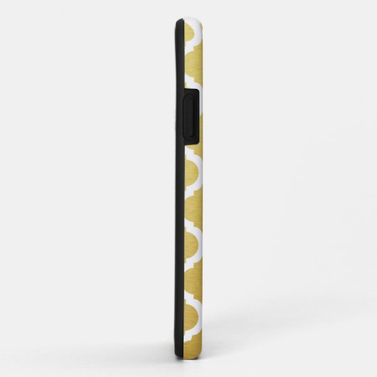 Gold Moroccan Pattern iPhone Case (Achterkant/rechts)