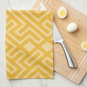 Gold Mosaics Kitchen Towels Theedoek