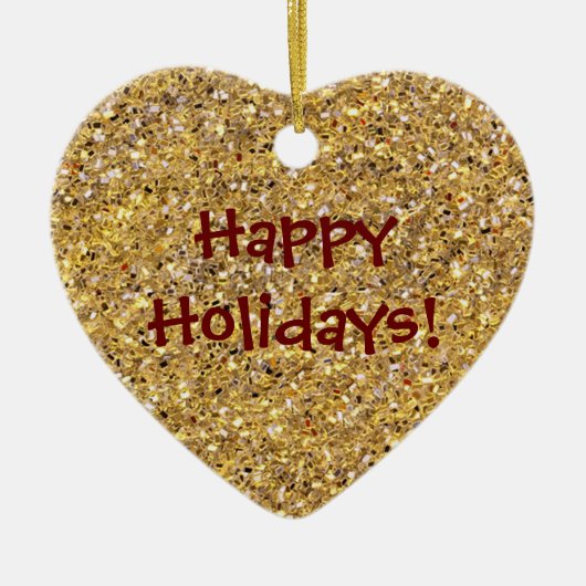 Gold Mosaique Keramisch Ornament (Voorkant)