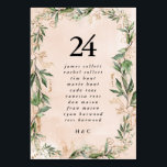 Gold Moss Eucalyptus Modern Abstract geometrisch v Kaart<br><div class="desc">Gold Moss Eucalyptus Modern Abstract Geometrisch Fun Wedingnummer #pampasgras #junglebruiloft #jungleuitnodiging #coralbruiloft #bruildingmenu #woestijtwedding #lasvegasbruiloft #terracottabruiloft #peachbruiloft #pampaswwedmenu #pampas #terracotta #peach #naturalgras #driedpgras pas #wabisabibruil#naturebruiloft</div>