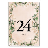 Gold Moss Eucalyptus Modern Abstract geometrisch v Kaart (Voorkant)