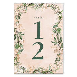 Gold Moss Eucalyptus Modern Abstract geometrisch v Kaart