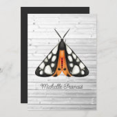 Gold Moths Uitnodiging (Voorkant / Achterkant)