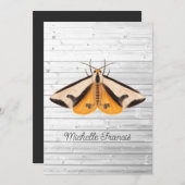 Gold Moths Uitnodiging (Voorkant / Achterkant)