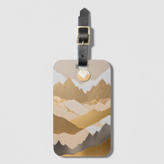 Gold Mountain Design Universal Bagagelabel (Voorkant (verticaal))