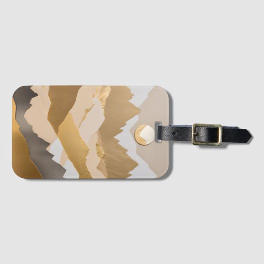 Gold Mountain Design Universal Bagagelabel (Voorkant (horizontaal))