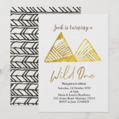 Gold Mountain op eerste verjaardag nodigt wild uit Kaart (Voorkant / Achterkant)