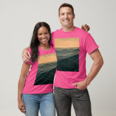 Gold Mountain Uitzicht Graphic T-shirt (Unisex)