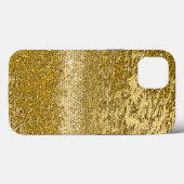 Gold mozaïekpatroon Hoesje-Mate iPhone case (Achterkant (horizontaal))