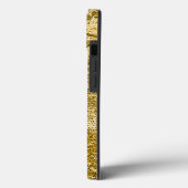 Gold mozaïekpatroon Hoesje-Mate iPhone case (Achterkant / Links)