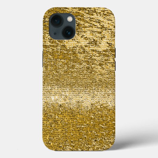 Gold mozaïekpatroon Hoesje-Mate iPhone case (Achterkant)
