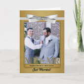 Gold Mr. en Mr Gay Wedding Reception (Voorkant)