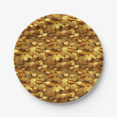 Gold Münzen Papieren Bordje (Voorkant)