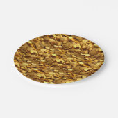 Gold Münzen Papieren Bordje (Gekanteld)