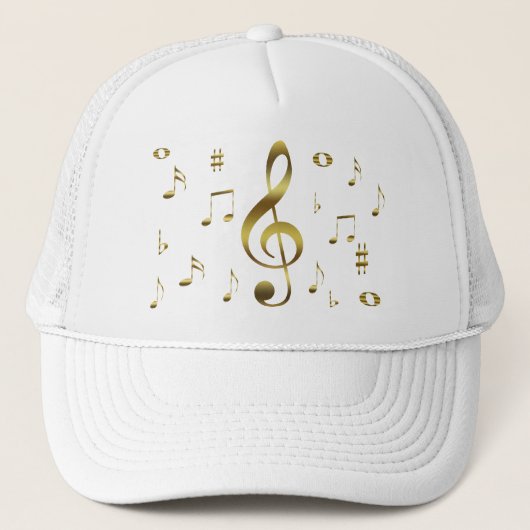 Gold Musical Notes Pet (Voorkant)