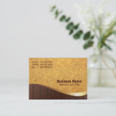 Gold-n-Brown Visitekaartje (Staand voorkant)