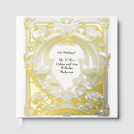 Gold 'n Fauna Motief Atelier bruiloft Gastenboek