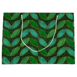 "Gold 'n Leaf" Gift Bag Groot Cadeauzakje