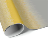 Gold 'n Silver Assembly Wide Stripe Wrapping Paper Cadeaupapier (Rol Hoek)