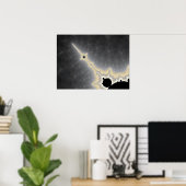 Gold-naald in het kwikPoster Poster (Thuiskantoor)