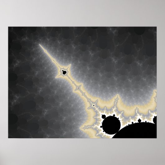 Gold-naald in het kwikPoster Poster (Voorkant)