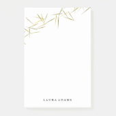 Gold naalden Aangepaste naam Post-it® Notes (Voorkant)