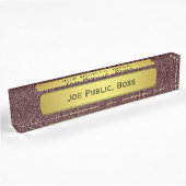 Gold Name Bord-effect van de Executive Naambordje