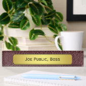 Gold Name Bord-effect van de Executive Naambordje