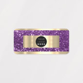 Gold Name Mode Online Winkelen Logo Holograaf Labels (Design 2)