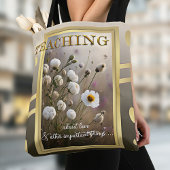 Gold Natuur Floral Teacher Tote Bag