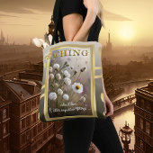 Gold Natuur Floral Teacher Tote Bag