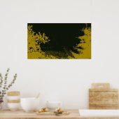 Gold-Natuur Poster (Keuken)