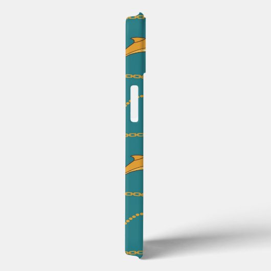 Gold Nautical Pattern Case-Mate iPhone Case (Achterkant / Rechts)