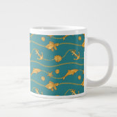 Gold Nautical Pattern Grote Koffiekop (Rechts)