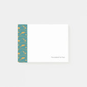 Gold Nautical Pattern Post-it® Notes (Voorkant)
