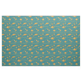 Gold Nautical Pattern Stof (Fat Quarter)