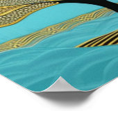 Gold Nautical Tree of Life Poster (Hoek)