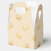 Gold  Nautische krabben Bedankdoosjes (Geopend)