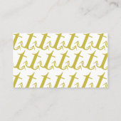 Gold Navy Nautical Anchor Beach bruiloft Plaatskaartje (Achterkant)