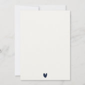 GOLD NAVY UNDERWATER FISH HOLY COMMUNION INVITE BEDANKKAART (Achterkant)