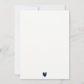 GOLD NAVY UNDERWATER FISH PHOTO HOLY COMMUNION BEDANKKAART (Achterkant)