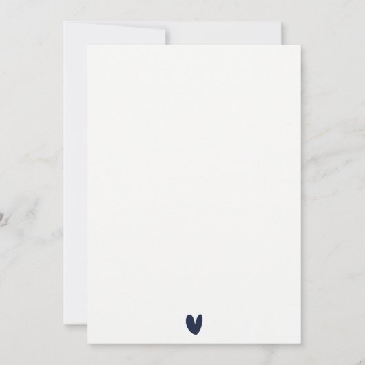 GOLD NAVY UNDERWATER FISH PHOTO HOLY COMMUNION BEDANKKAART (Achterkant)