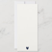 GOLD NAVY UNDERWATER ZEE FISH FIRST HOLY COMMUNION KAART (Achterkant)