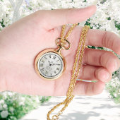 Gold Necklace Watch Pendant | Keepsake Gift Horloge