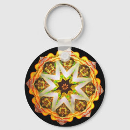 Gold Neon Kaleido-Star Sleutelhanger