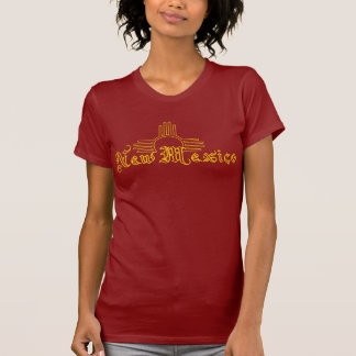 Gold New Mexico Script & Zia T-shirt