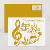 Gold Notes_ Briefkaart (Voorkant / Achterkant)