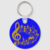 Gold Notes_ Sleutelhanger (Voorkant)