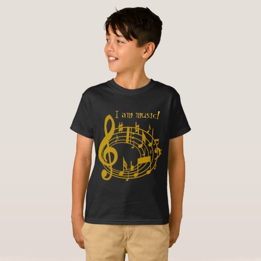 Gold Notes_ T-shirt (Voorkant volledig)