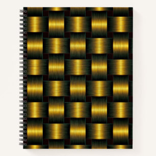 Gold Notitieboek Golden Lattice